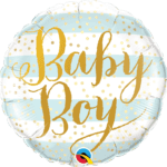 Baby Boy Lineas Azules 18 Pulgadas