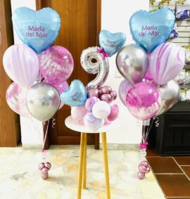 Centro de Mesa con Amatistas