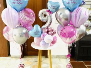 Centro de Mesa con Amatistas