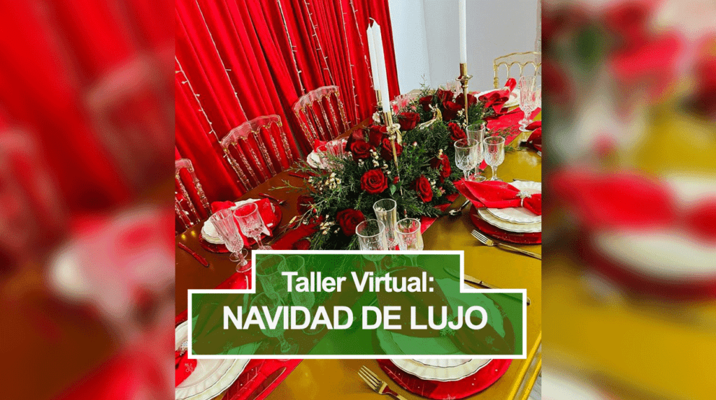 Banner Taller Navidad De Lujo 