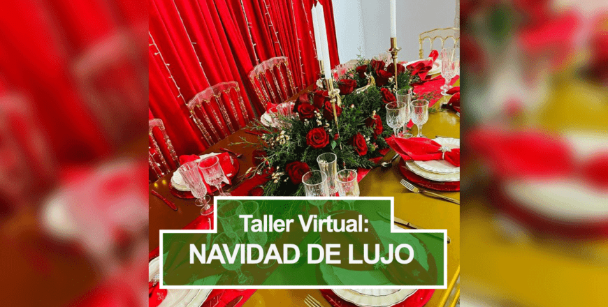 Banner Taller Navidad De Lujo 