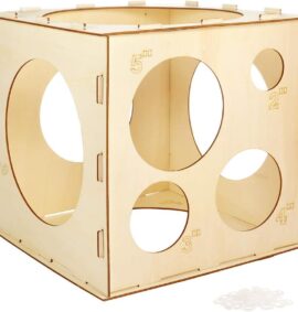 CALIBRADOR DE GLOBOS CAJA DE MADERA