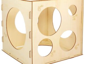 CALIBRADOR DE GLOBOS CAJA DE MADERA